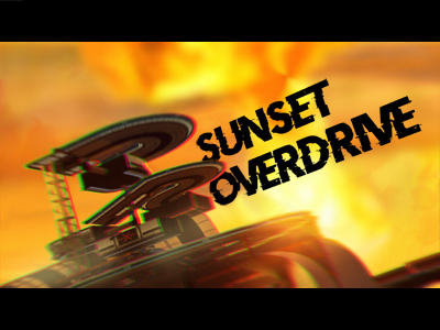 Overdrive Sunset Font   - download free